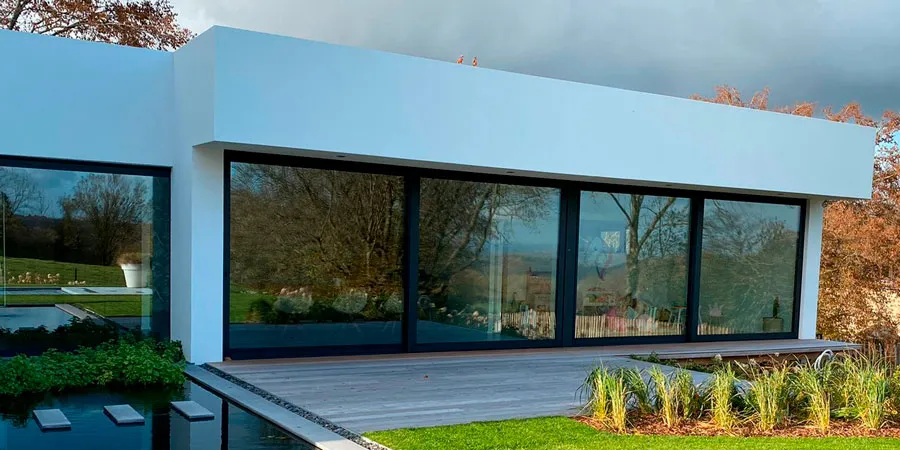 Coulissant en aluminium
